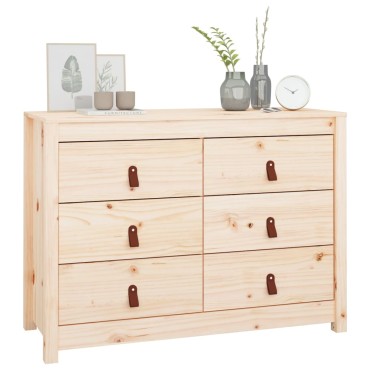 vidaXL Βοηθητικό Ντουλάπι 100x40x72cm από Μασίφ Ξύλο Πεύκου 1 τεμ.