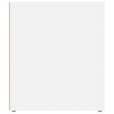 vidaXL Έπιπλο Τηλεόρασης Λευκό 100x35x40cm Επεξ. Ξύλο