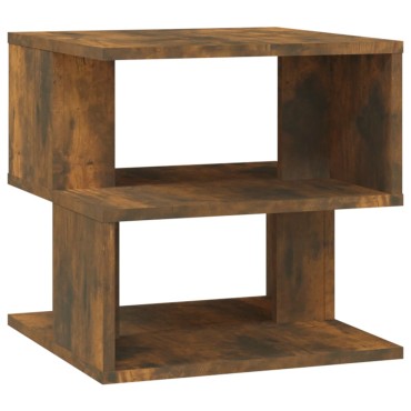 vidaXL Βοηθητικό Τραπέζι Καπνιστή Δρυς 40x40x40cm Επεξεργασμένο Ξύλο 1 τεμ.