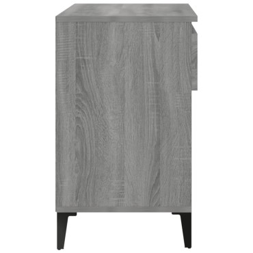 vidaXL Παπουτσοθήκη Γκρι Sonoma 70x36x60cm από Επεξεργασμένο Ξύλο