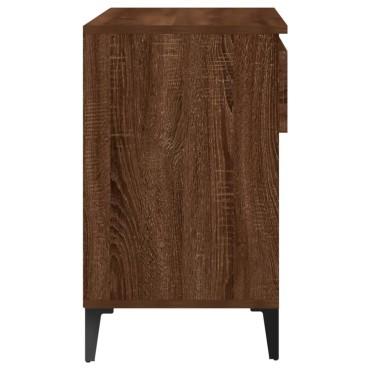 vidaXL Παπουτσοθήκη Καφέ Δρυς 70x36x60cm από Επεξεργασμένο Ξύλο