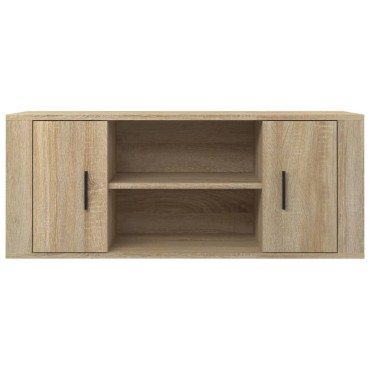 vidaXL Έπιπλο Τηλεόρασης Sonoma Δρυς 100x35x40cm Επεξ. Ξύλο