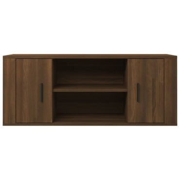 vidaXL Έπιπλο Τηλεόρασης Καφέ Δρυς 100x35x40cm Επεξεργασμένο Ξύλο