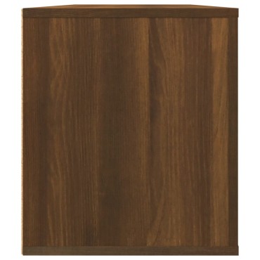 vidaXL Έπιπλο Τηλεόρασης Καφέ Δρυς 100x35x40cm Επεξεργασμένο Ξύλο