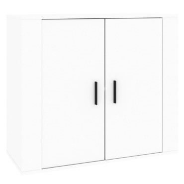 vidaXL Ντουλάπι Λευκό 80x33x70cm από Επεξεργασμένο Ξύλο 1 τεμ.