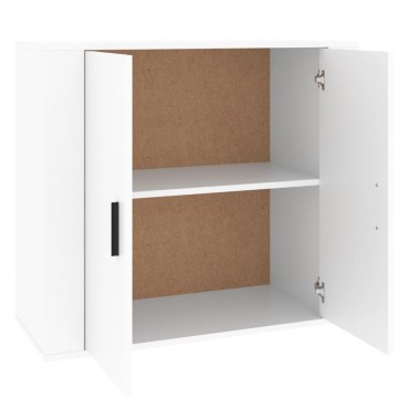 vidaXL Ντουλάπι Λευκό 80x33x70cm από Επεξεργασμένο Ξύλο 1 τεμ.