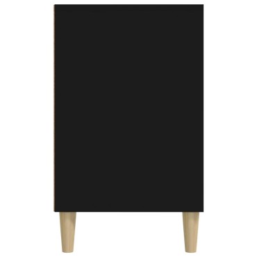 vidaXL Παπουτσοθήκη Μαύρο 102x36x60cm από Επεξεργασμένο Ξύλο
