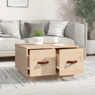 vidaXL Τραπεζάκι Σαλονιού 60x53x35cm από Μασίφ Ξύλο Πεύκου 1 τεμ.