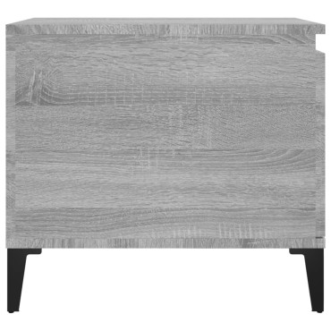 vidaXL Τραπεζάκι Σαλονιού Γκρι Sonoma 100x50x45cm Επεξεργασμένο Ξύλο 1 τεμ.