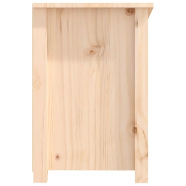 vidaXL Έπιπλο Τηλεόρασης 114x35x52cm από Μασίφ Ξύλο Πεύκου
