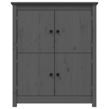 vidaXL Ντουλάπι Γκρι 83x41,5x100cm από Μασίφ Ξύλο Πεύκου 1 τεμ.