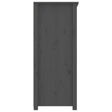 vidaXL Ντουλάπι Γκρι 83x41,5x100cm από Μασίφ Ξύλο Πεύκου 1 τεμ.