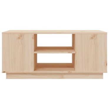 vidaXL Τραπεζάκι Σαλονιού Γκρι 90x49x40,5cm Μασίφ Ξύλο Πεύκου 1 τεμ.
