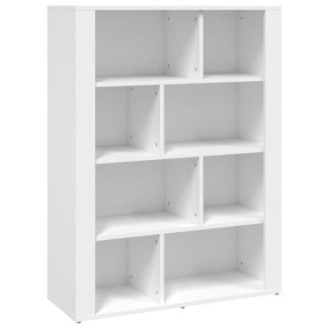 vidaXL Ντουλάπι Λευκό 80x30x106cm από Επεξεργασμένο Ξύλο 1 τεμ.