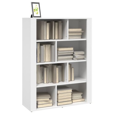 vidaXL Ντουλάπι Λευκό 80x30x106cm από Επεξεργασμένο Ξύλο 1 τεμ.