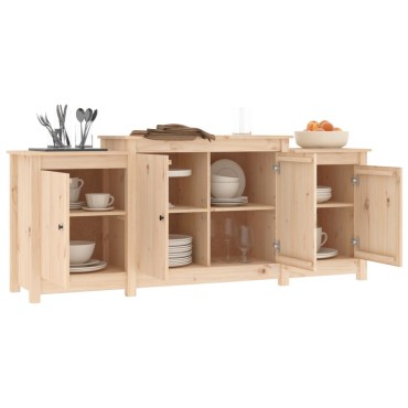 vidaXL Μπουφές 164x37x68cm από Μασίφ Ξύλο Πεύκου 1 τεμ.
