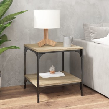 vidaXL Τραπεζάκια Σαλονιού 2 τεμ. Sonoma Δρυς 40x40x40cm Επεξ. Ξύλο