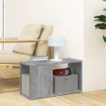 vidaXL Έπιπλο Τηλεόρασης Γκρι Sonoma 60x24x32cm Επεξεργασμένο Ξύλο