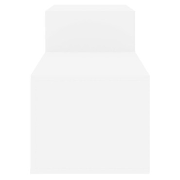 vidaXL Παπουτσοθήκη Λευκή 150x35x45cm από Επεξεργασμένο Ξύλο