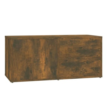 vidaXL Έπιπλο Τηλεόρασης Καπνιστή Δρυς 80x34x36cm Επεξ. Ξύλο