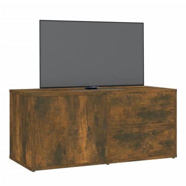 vidaXL Έπιπλο Τηλεόρασης Καπνιστή Δρυς 80x34x36cm Επεξ. Ξύλο