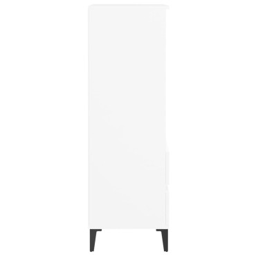 vidaXL Ντουλάπι Λευκό 40x36x110cm από Επεξεργασμένο Ξύλο 1 τεμ.