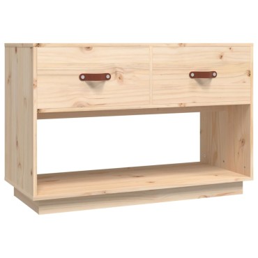vidaXL Έπιπλο Τηλεόρασης 90x40x60cm από Μασίφ Ξύλο Πεύκου