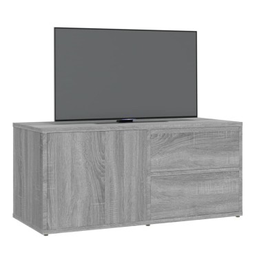 vidaXL Έπιπλο Τηλεόρασης Γκρι Sonoma 80x34x36cm από Επεξεργ. Ξύλο