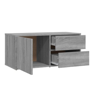 vidaXL Έπιπλο Τηλεόρασης Γκρι Sonoma 80x34x36cm από Επεξεργ. Ξύλο