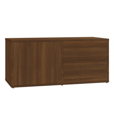 vidaXL Έπιπλο Τηλεόρασης Καφέ Δρυς 80x34x36cm Επεξεργασμένο Ξύλο