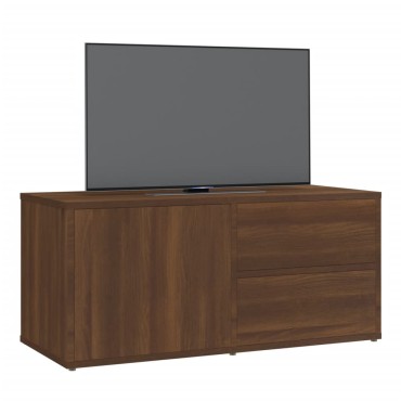 vidaXL Έπιπλο Τηλεόρασης Καφέ Δρυς 80x34x36cm Επεξεργασμένο Ξύλο