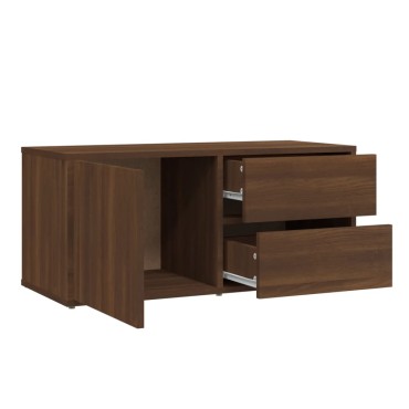 vidaXL Έπιπλο Τηλεόρασης Καφέ Δρυς 80x34x36cm Επεξεργασμένο Ξύλο