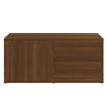 vidaXL Έπιπλο Τηλεόρασης Καφέ Δρυς 80x34x36cm Επεξεργασμένο Ξύλο