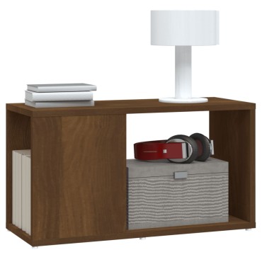 vidaXL Έπιπλο Τηλεόρασης Καφέ Δρυς 60x24x32cm Επεξεργασμένο Ξύλο