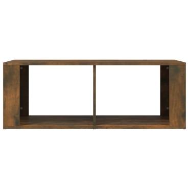 vidaXL Τραπεζάκι Σαλονιού Καπνιστή Δρυς 100x50x36cm Επεξεργασμ. Ξύλο 1 τεμ.