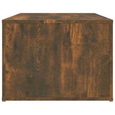 vidaXL Τραπεζάκι Σαλονιού Καπνιστή Δρυς 100x50x36cm Επεξεργασμ. Ξύλο 1 τεμ.
