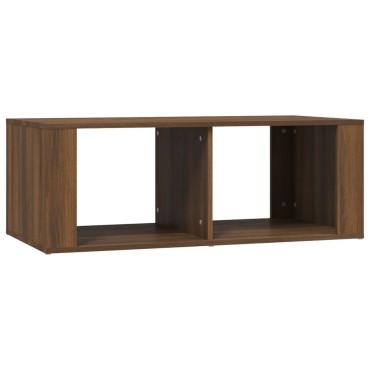 vidaXL Τραπεζάκι Σαλονιού Καφέ Δρυς 100x50x36cm Επεξεργασμ. Ξύλο 1 τεμ.