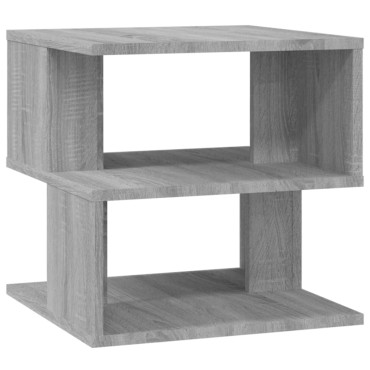 vidaXL Βοηθητικό Τραπέζι Γκρι Sonoma 40x40x40cm Επεξεργασμένο Ξύλο 1 τεμ.