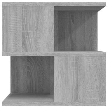 vidaXL Βοηθητικό Τραπέζι Γκρι Sonoma 40x40x40cm Επεξεργασμένο Ξύλο 1 τεμ.