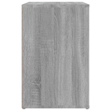 vidaXL Παπουτσοθήκη Γκρι Sonoma 130x35x54cm από Επεξεργασμένο Ξύλο