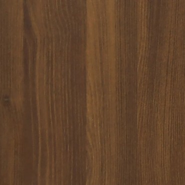 vidaXL Παπουτσοθήκη Καφέ Δρυς 130x35x54cm από Επεξεργασμένο Ξύλο