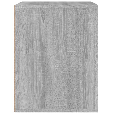 vidaXL Κομοδίνα Επιτοίχια Γκρι Sonoma 50x36x47cm