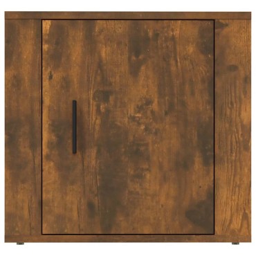 vidaXL Κομοδίνα 2 τεμ. Καπνιστή Δρυς 50x39x47cm