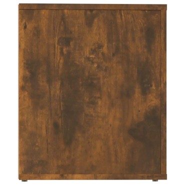 vidaXL Κομοδίνα 2 τεμ. Καπνιστή Δρυς 50x39x47cm