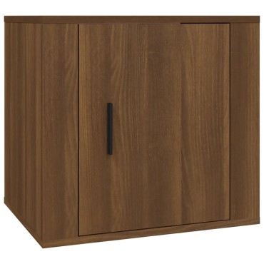 vidaXL Κομοδίνο Καφέ Δρυς 50x39x47cm 1 τεμ.