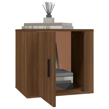 vidaXL Κομοδίνο Καφέ Δρυς 50x39x47cm 1 τεμ.