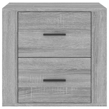 vidaXL Κομοδίνο Γκρι Sonoma 50x39x47cm 1 τεμ.
