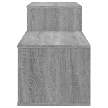 vidaXL Παπουτσοθήκη Γκρι Sonoma 150x35x45cm από Επεξεργασμένο Ξύλο