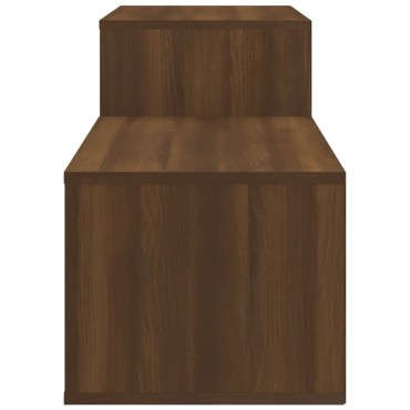 vidaXL Παπουτσοθήκη Καφέ Δρυς 150x35x45cm από Επεξεργασμένο Ξύλο