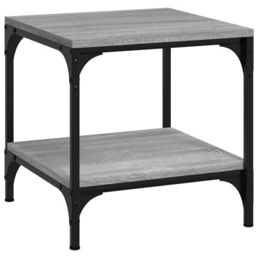 vidaXL Τραπεζάκια Σαλονιού 2 τεμ. Γκρι Sonoma 40x40x40cm Επεξ. Ξύλο